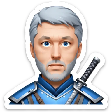 Samurai Defender sticker