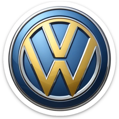 volkswagen logo sticker