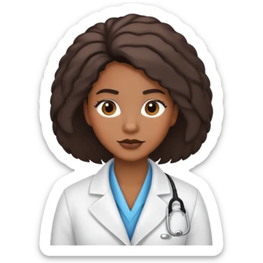 Hair salon manager African American sticker