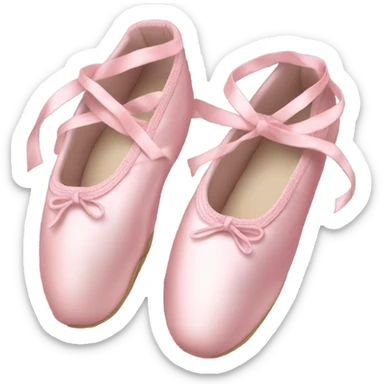 Ballet shoes light pink  sticker