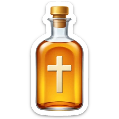 medicine syrup and (cross negative sign above these) sticker