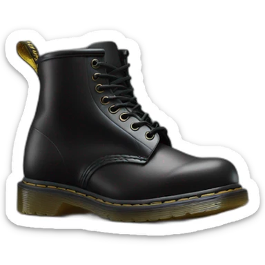 Dr marten’s shoes black sticker
