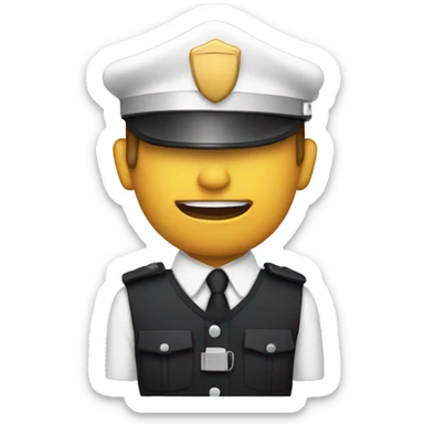 a siren with a police siren  sticker