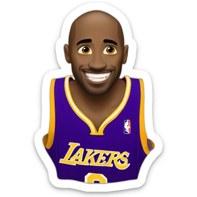 Kobe Bryant lakers sticker