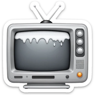 television static(snowy) sticker