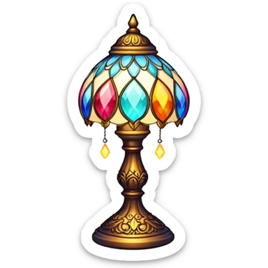 Fairy lamp sticker