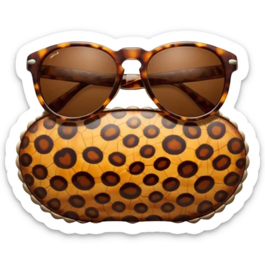 tortuous shell sunglasses sticker