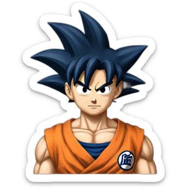 Goku ss bleu sticker