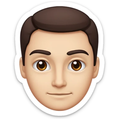 eyebrow raised with a smirk sticker