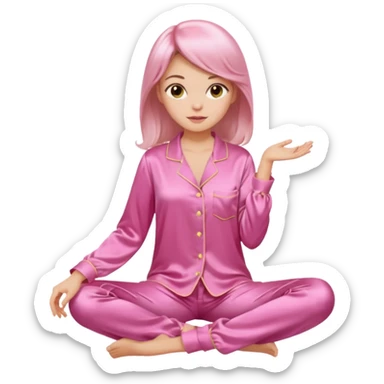 only a pink blouse and pants pijama without a girl sticker