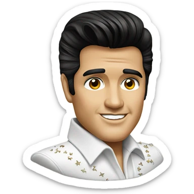 elvis presley  sticker