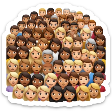 1 million people sticker