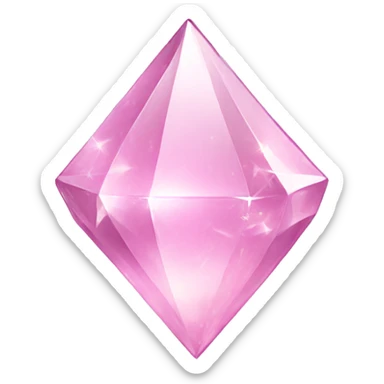 Light pink magic crystal  sticker