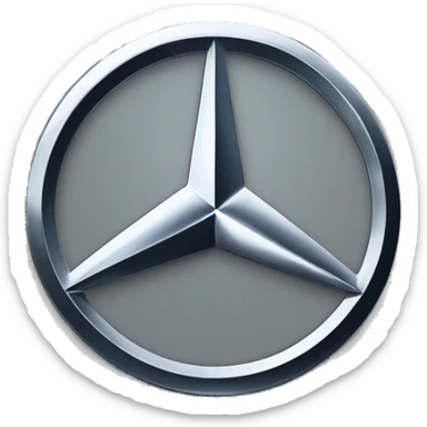 Mercedes benz logo sticker