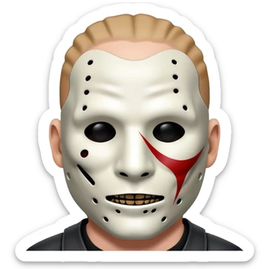 slipknot, Cory Taylor, mask sticker