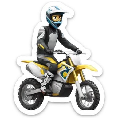 Electric dirtbike  sticker
