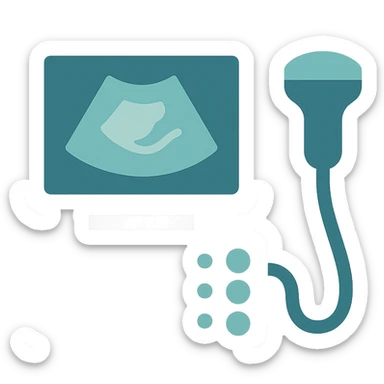 medical ultrasound machine sticker