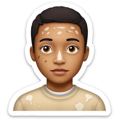 vitiligo no corpo sticker