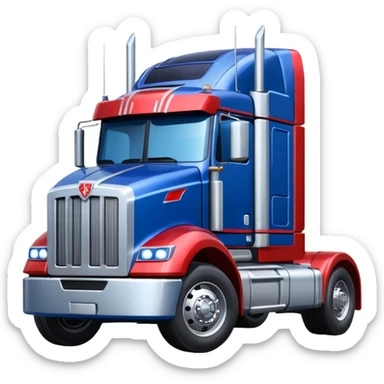 Optimus prime camion sticker