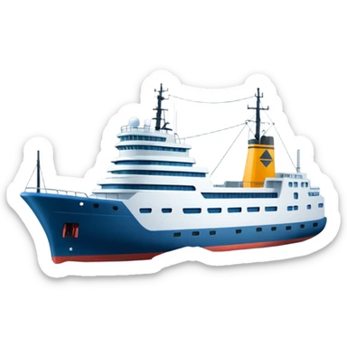expedition vessel in ice sticker