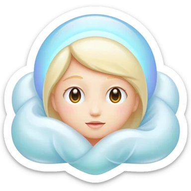 pastel whitish light pale divine shiny aesthetic  sticker