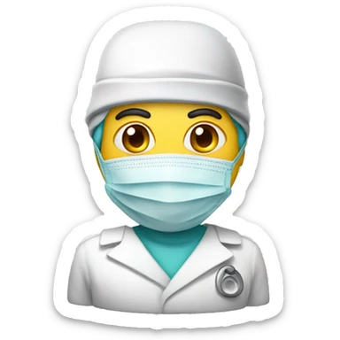 Steriltekniker tjej  sticker