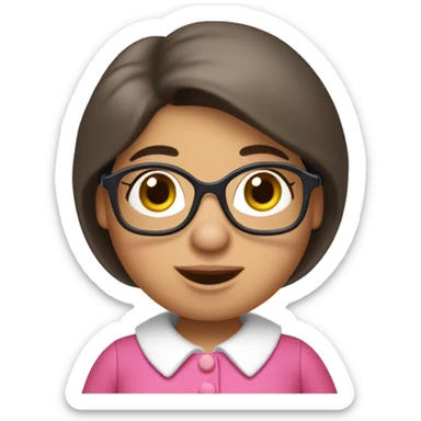 Pepa pig secretaria  sticker