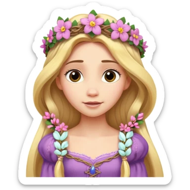 Tangled rapunzel sticker