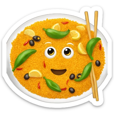 Couscous paella sticker