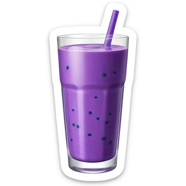 blueberry smoothie sticker