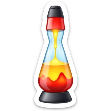 Lava lamp sticker