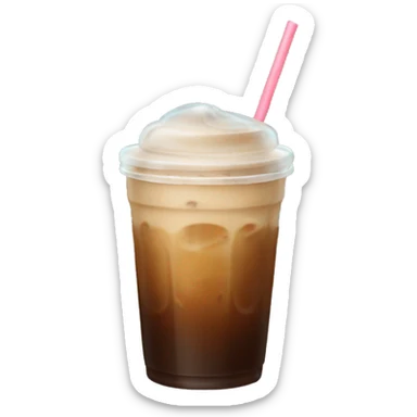 iced coffee sticker