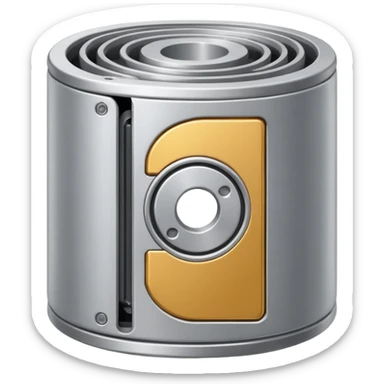 mac os compression archive icon, compressor mechanical sticker