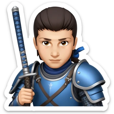 Samurai Defender sticker