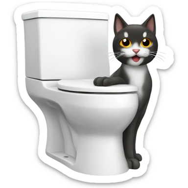 Skibidi toilet with One Cat sticker