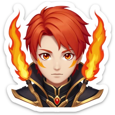 Mavuika The Pyro Archon from Genshin Impact sticker