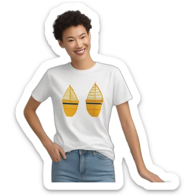 marinière t-shirt sticker