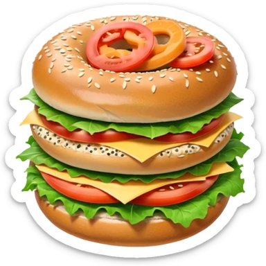 no no i want the Bagel Sandwich in 5–20° gentle bird’s-eye angle

with bun abit on side not on top  sticker