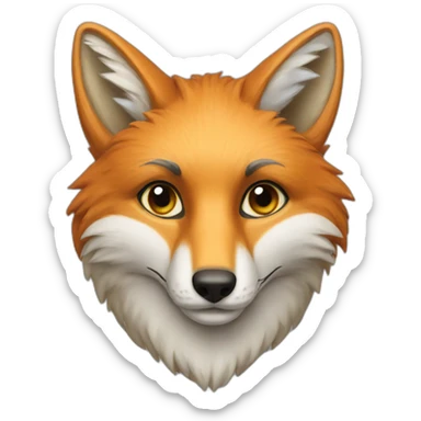 The Kurdish fox sticker