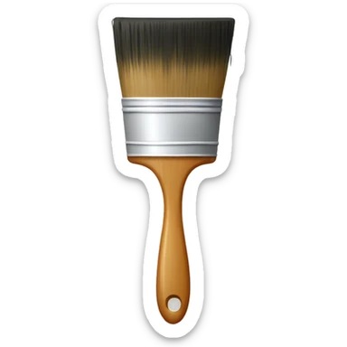 paint brush and bucket sticker