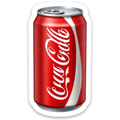 Create a can of coca cola vanilla sticker