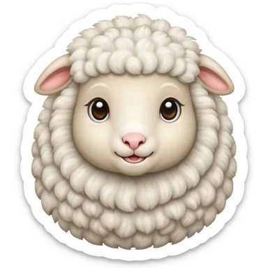 baby sheep sticker