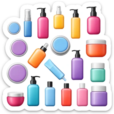 Personal care, care cosmetics sticker