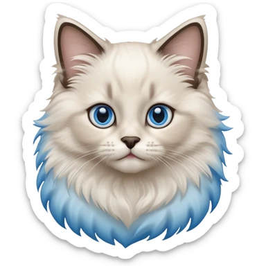 ragdoll kitten sticker