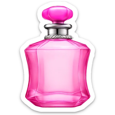 le belle Pink perfume bottle  sticker