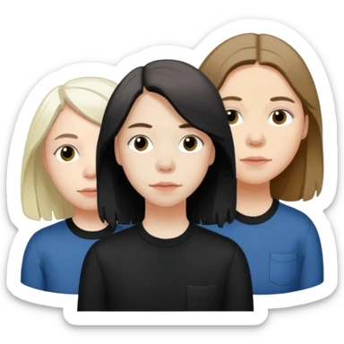 Boygenius Phoebe Bridgers Julien Baker Lucy Dacus The Record sticker