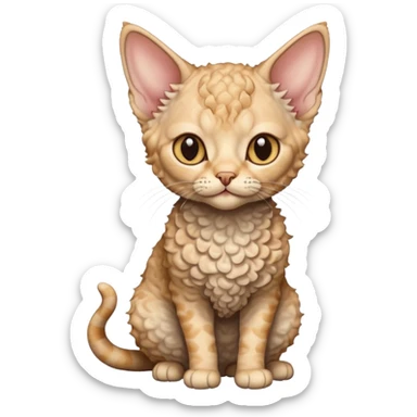 Devon rex sticker