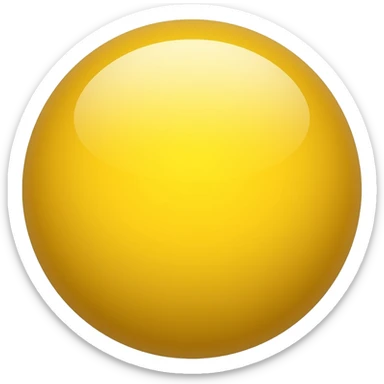 Yellow dot sticker