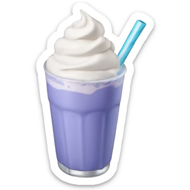 Blueberry milkshake  sticker