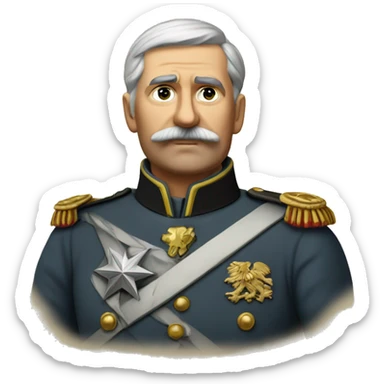 Général de guerre allemand sticker